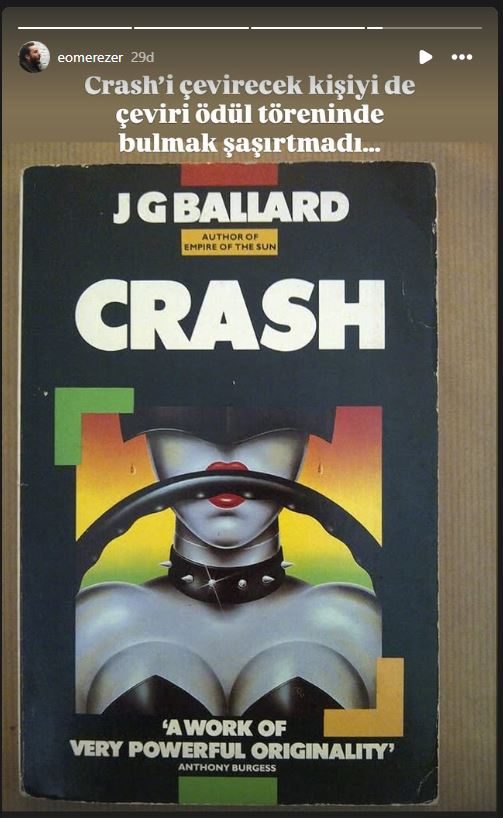 J.G. Ballard Çarpışma (Crash)